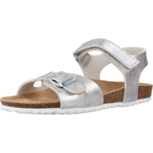 Sandały GEOX J ADRIEL GIRL C Srebrny