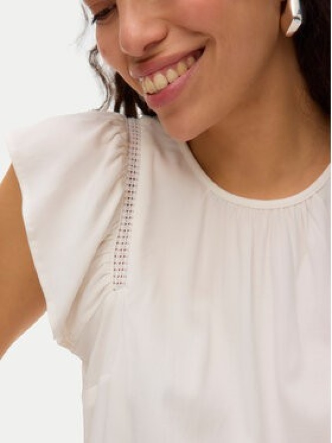 Vero Moda Bluzka Bella 10325248 Biały Standard Fit