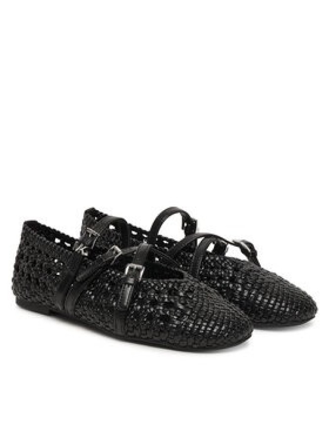 MICHAEL Michael Kors Baleriny Indy Flex 40S6IDFP1L Czarny