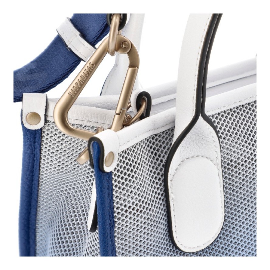 Granatowa Torebka Hispanitas Stylowy Kuferek Damskie