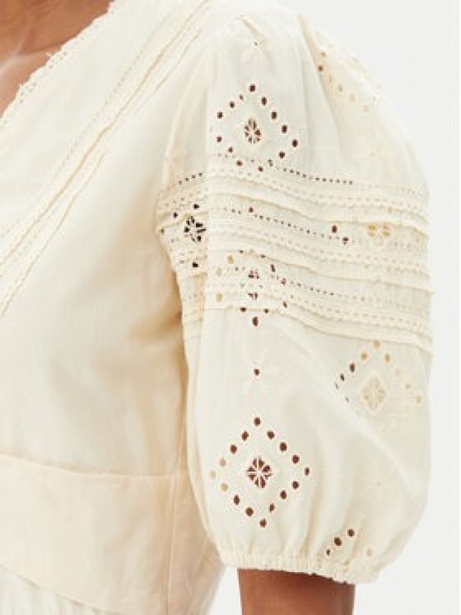 French Connection Sukienka letnia 71YFX 70 Beżowy Regular Fit