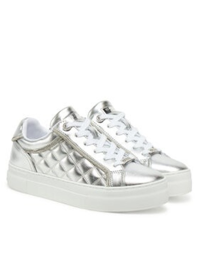 Guess Sneakersy FLPGRA ELE12 Srebrny