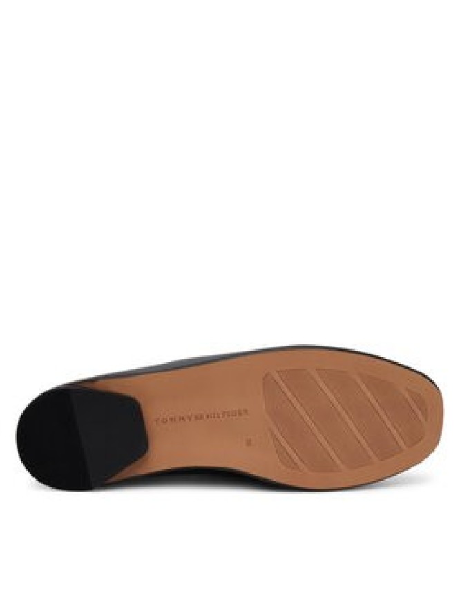 Tommy Hilfiger Półbuty Soft Leather Squared Toe Loafer FW0FW08412 Czarny