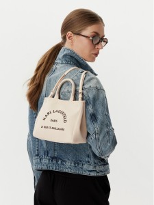 KARL LAGERFELD Torebka B2W50003 Kremowy