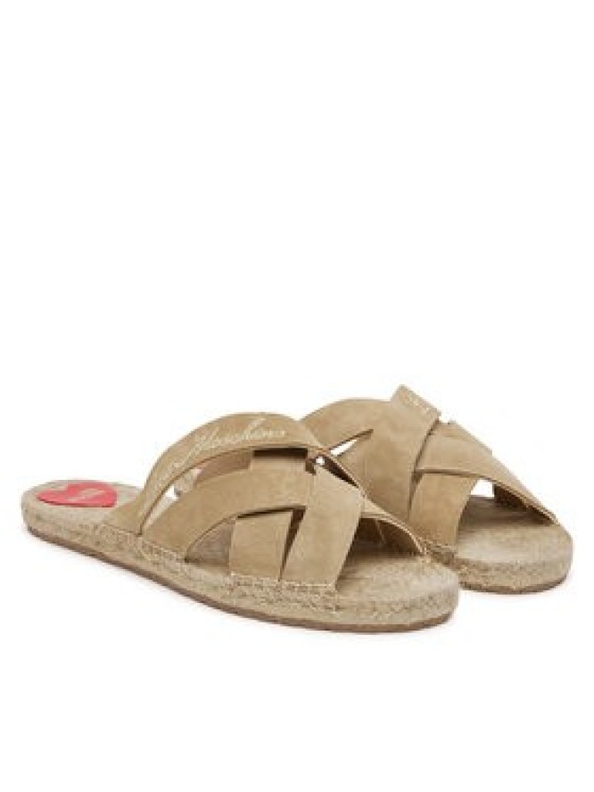 LOVE MOSCHINO Klapki JA28362G0MIG0104 Beżowy