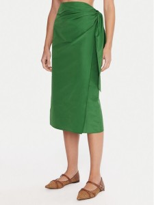 Weekend Max Mara Spódnica midi Nareste 2515101042 Zielony Regular Fit