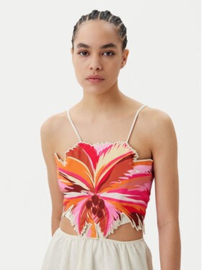 Maaji Sukienka letnia Sunrise PT2530CLD001 Beżowy Regular Fit