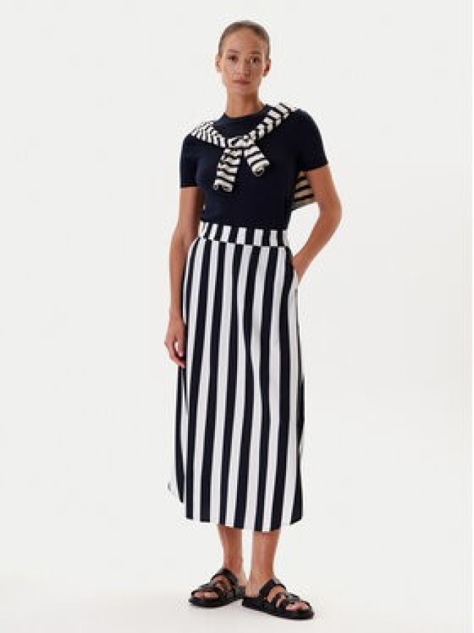 Tatuum Spódnica midi Katia 1 T2510.171 Granatowy Relaxed Fit