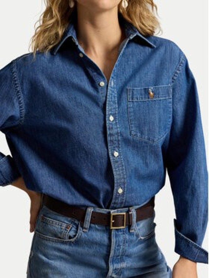 Polo Ralph Lauren Koszula jeansowa 211B17146001 Niebieski Regular Fit