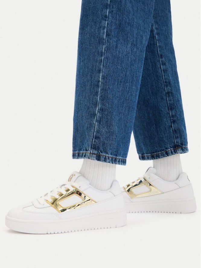 Just Cavalli Sneakersy 80RA3SM2 ZPC07 Biały