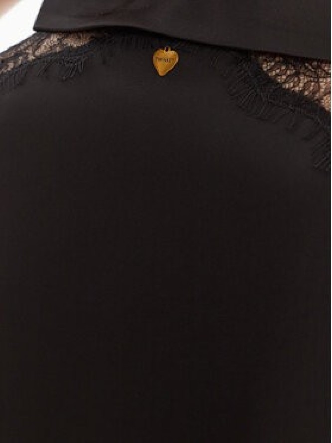 TWINSET Koszula 252LL2TBB Czarny Regular Fit