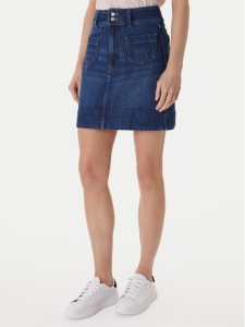 BOSS Spódnica jeansowa 50559404 Niebieski Regular Fit