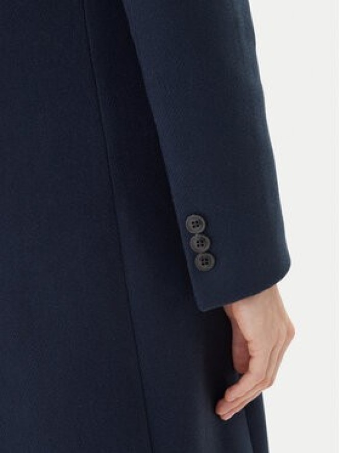 Maryley Płaszcz przejściowy 25IB807/01BL Granatowy Regular Fit