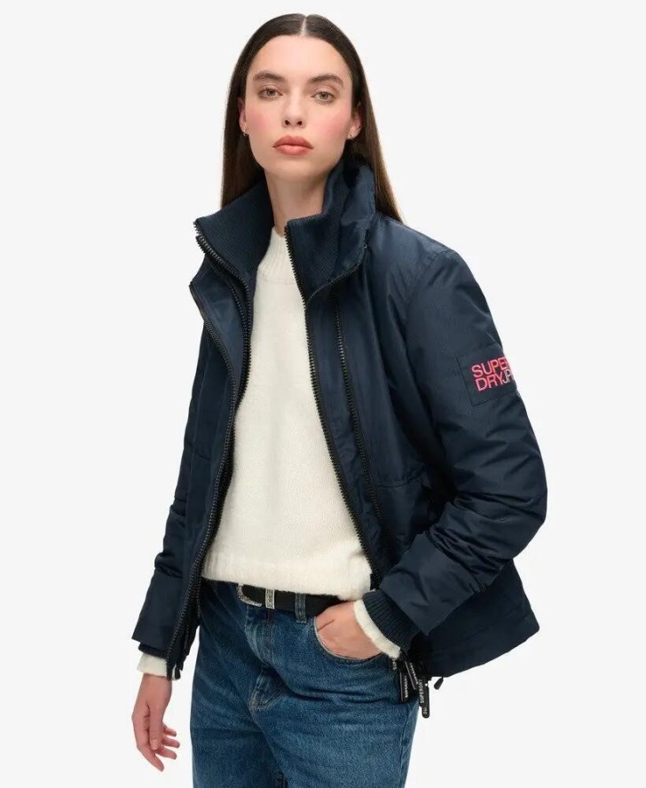 superdry Kurtka Mtn Windbreaker damska z recyklingowanego poliestru