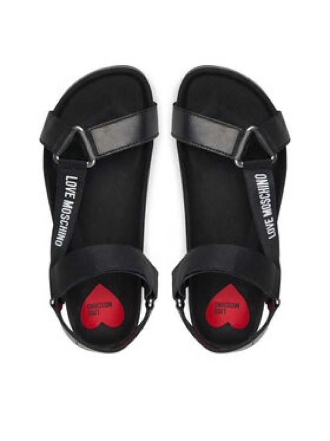 LOVE MOSCHINO Sandały JA16263G0MIA0000 Czarny