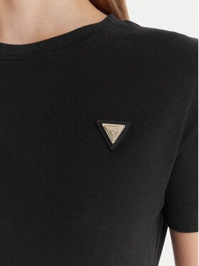 Guess T-Shirt V6RI17 KD741 Czarny Regular Fit