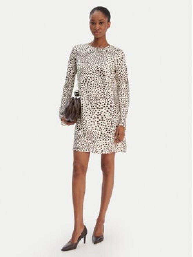 Marella Sukienka codzienna Samba 2613221171 Écru Regular Fit