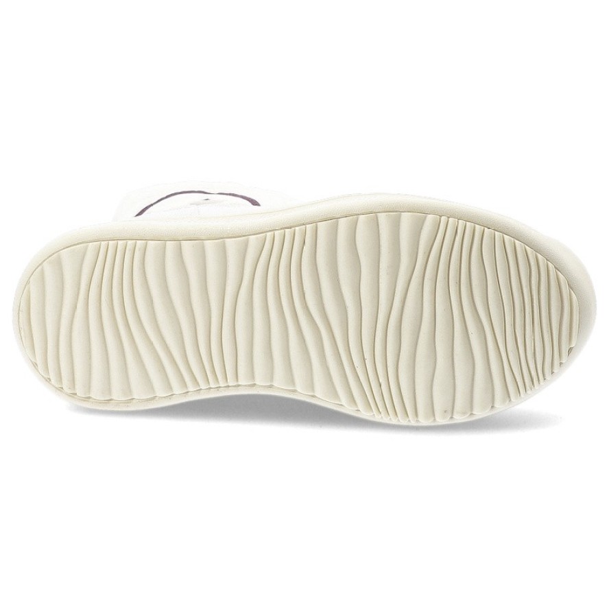 Białe Śniegowce Filippo Ciepłe Buty Damskie Na Platformie