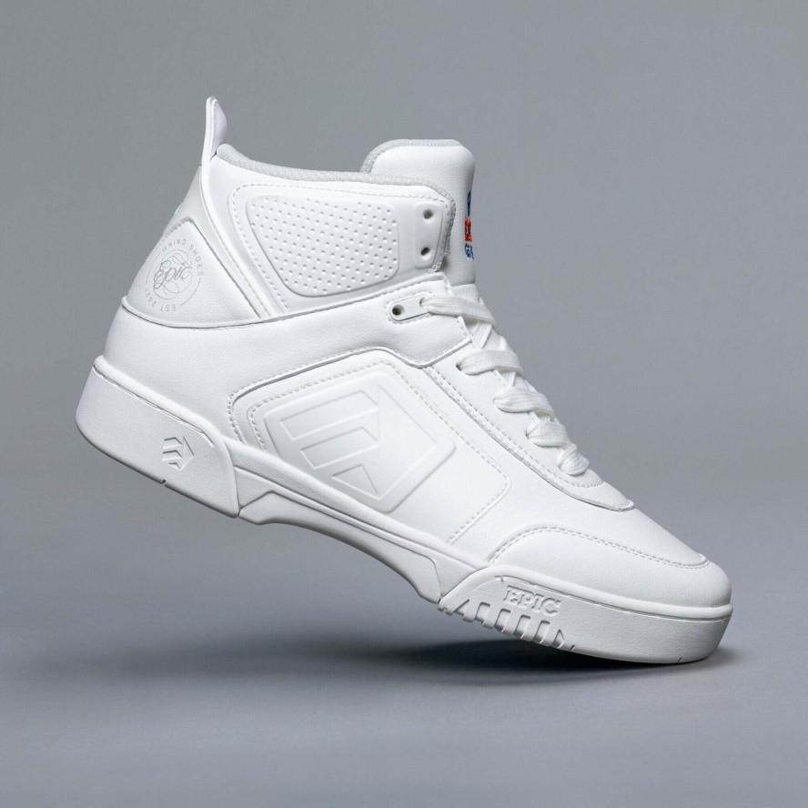 Buty do skateboardingu Epic Brands Clean White