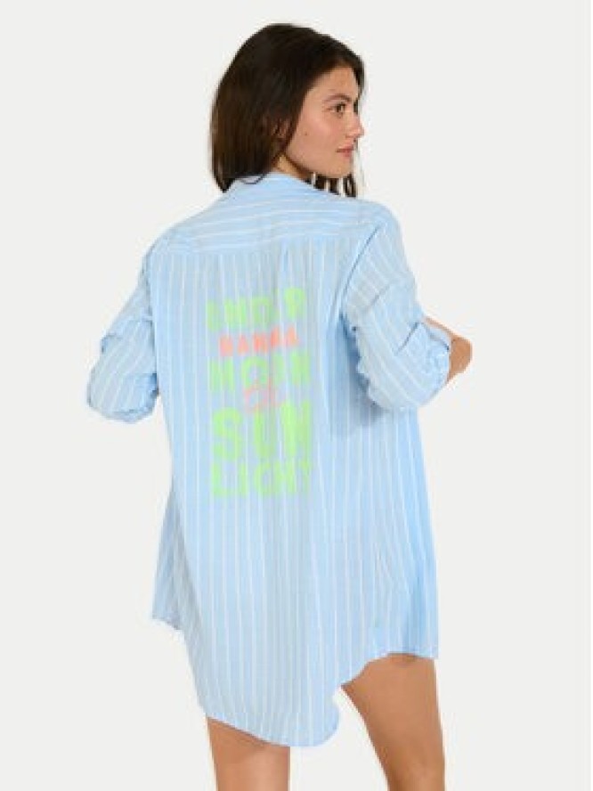 Banana Moon Koszula Garel Galeana MVD66 Błękitny Regular Fit