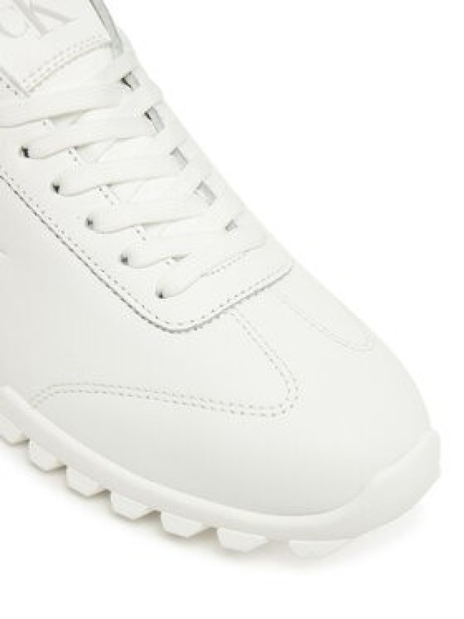 Calvin Klein Sneakersy Low Profile Runner Lth Mg YW0YW02049 Biały