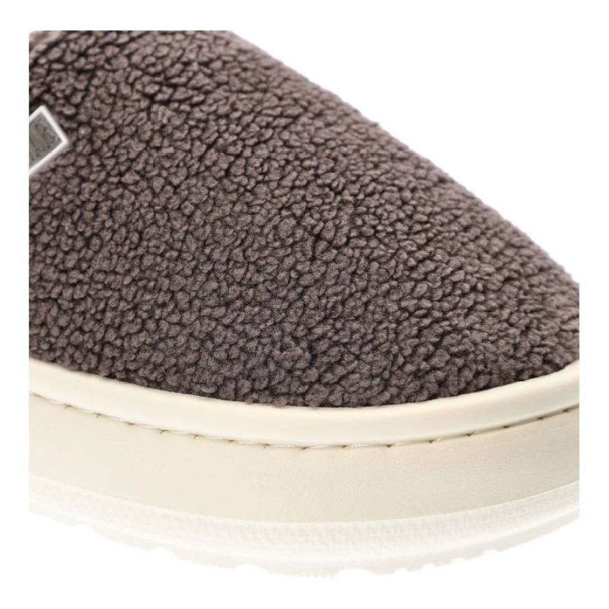 Szare Klapki Big Star Wygodne Ocieplane Kapcie Damskie