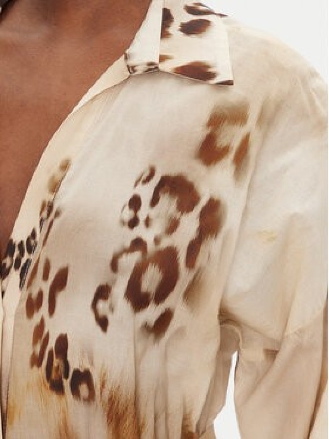 ACCESS FASHION Sukienka koszulowa 53-3392-0051 Beżowy Regular Fit