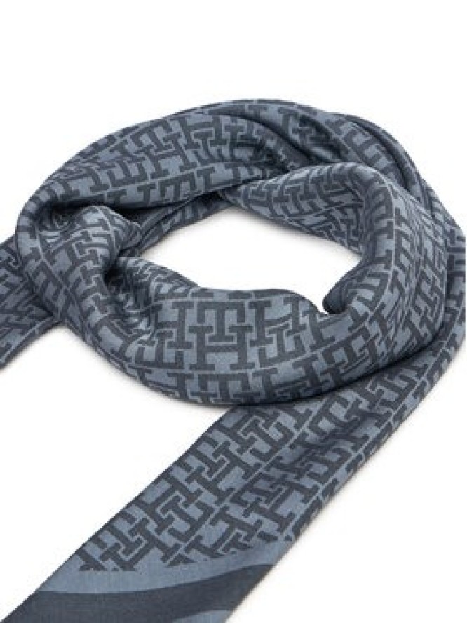 Tommy Hilfiger Szal Monogram AW0AW17493 Granatowy