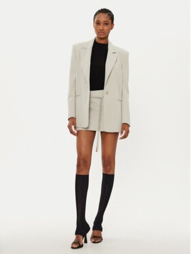 Patrizia Pepe Spódnica mini 8G0410/A457-FE81 Szary Regular Fit