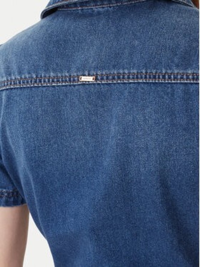 Morgan Sukienka jeansowa 241-ROGLA Niebieski Regular Fit