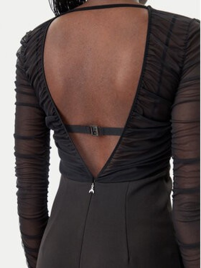 Patrizia Pepe Sukienka koktajlowa 8A1463/A375-K103 Czarny Regular Fit