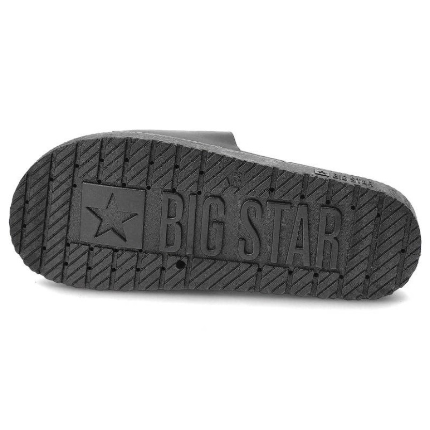 Czarne Klapki Big Star Modne Buty Na Lato