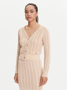 Guess Kardigan W5YR15 Z3OU0 Beżowy Regular Fit
