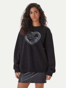HUGO Bluza Classic 50560782 Czarny Relaxed Fit