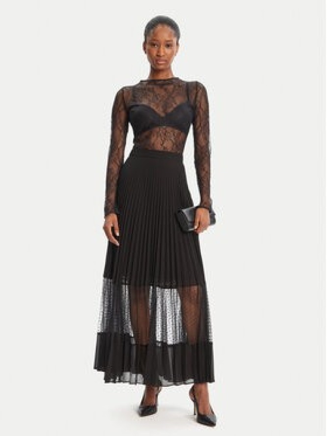 TWINSET Spódnica maxi 252TP2642 Czarny Regular Fit