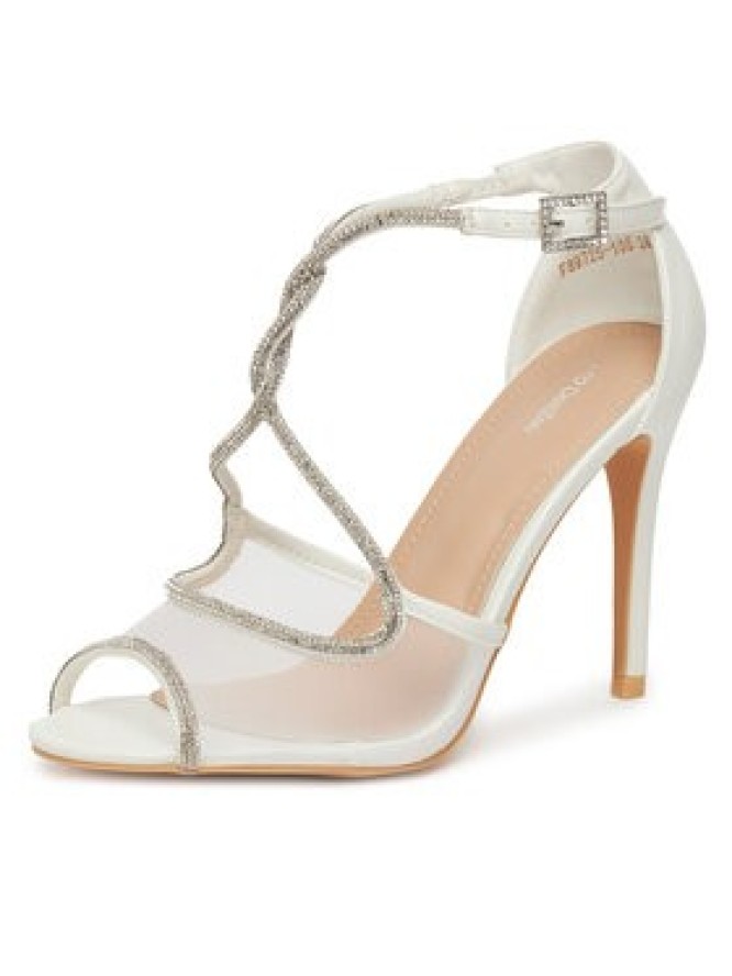 DeeZee Sandały F89725-105 Biały