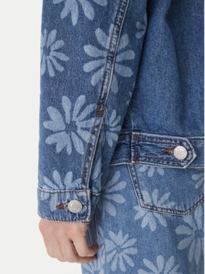 Roxy Kurtka jeansowa Salty Horizon ERJJK03700 Niebieski Regular Fit