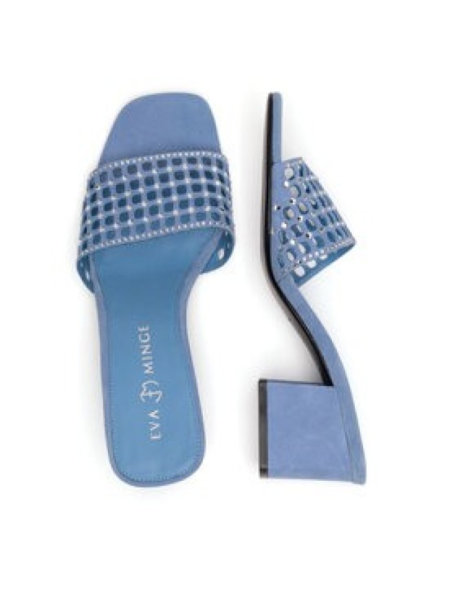 Eva Minge Klapki VERA-1559-2-1 Niebieski