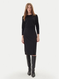 Calvin Klein Sukienka koktajlowa LV044D062G Czarny Slim Fit