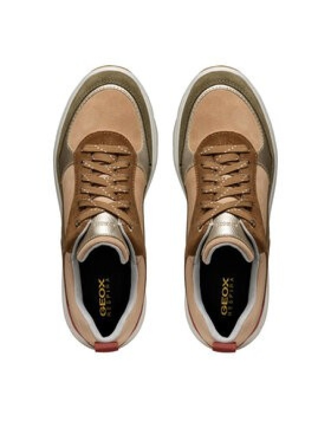 Geox Sneakersy D Spherica 4X4 B Abx D3626D 00022 CB3A8 Brązowy