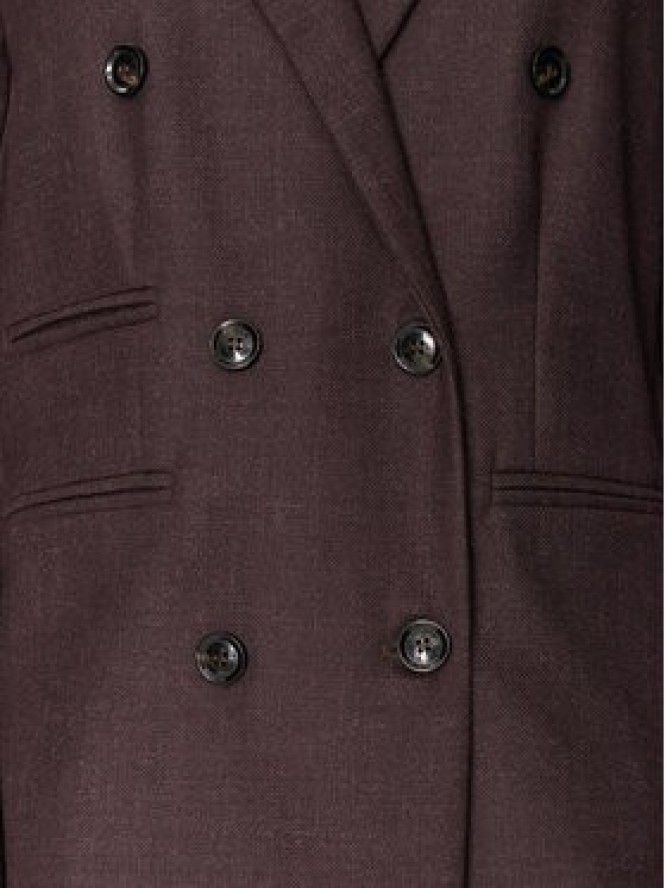 Haveone Marynarka JVI-M032 Bordowy Regular Fit