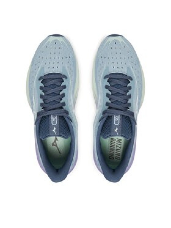 Mizuno Buty do biegania Wave Skyrise 6 J1GD2509 Niebieski