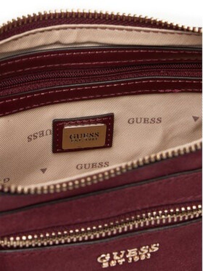 Guess Torebka Marsha Mini HWSG95 01720 Bordowy