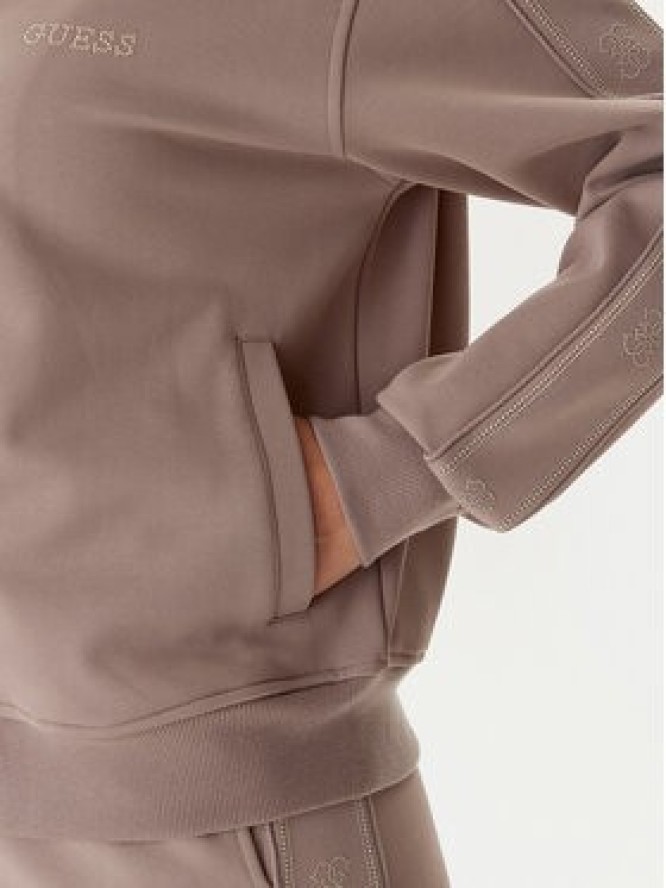 Guess Bluza V5BQ15 KCX22 Beżowy Regular Fit