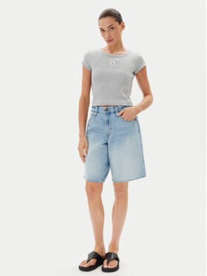 Calvin Klein Jeans T-Shirt LV047C200G Szary Slim Fit