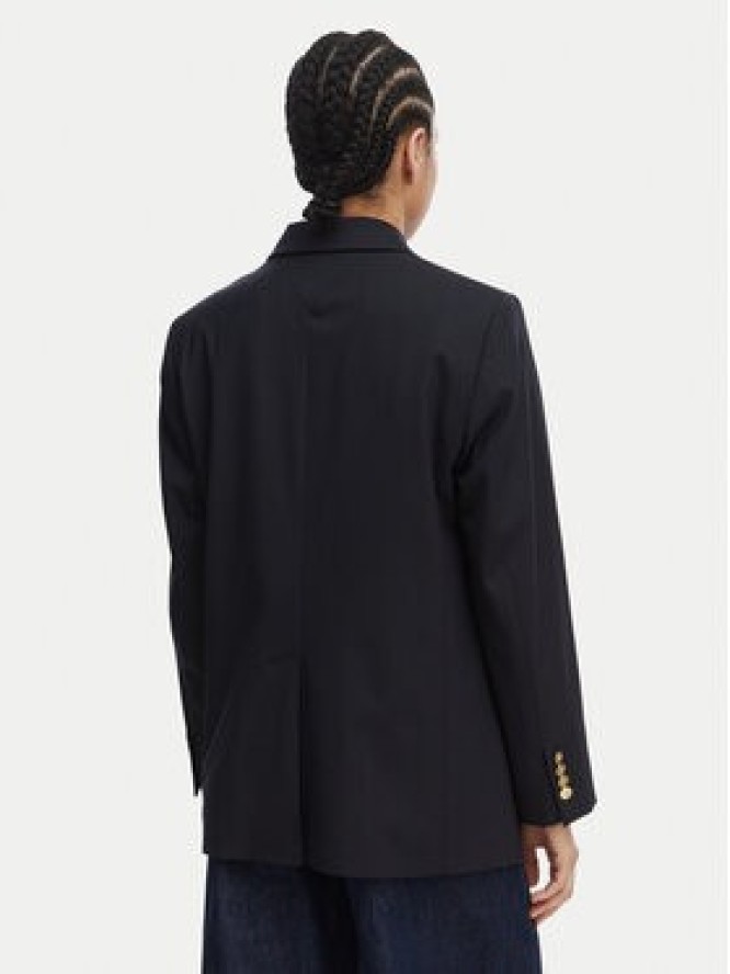 Tommy Hilfiger Marynarka WW0WW50784 Granatowy Relaxed Fit