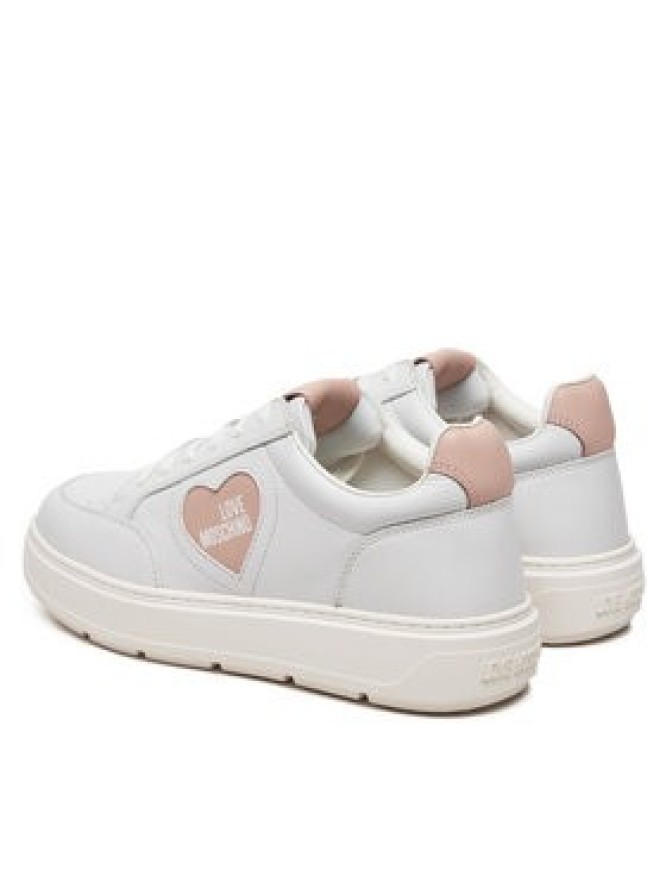 LOVE MOSCHINO Sneakersy JA15154G1MIA110B Biały
