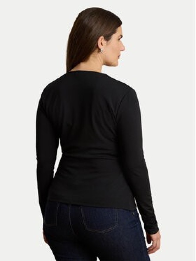 LAUREN RALPH LAUREN Bluzka 200P13936001 Czarny Regular Fit