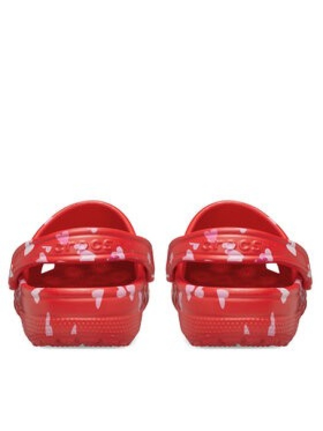 Crocs Klapki Classic Vday Clog 209682 Czerwony