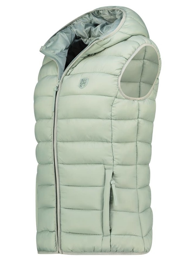 Geographical Norway Kamizelka pikowana "Vatikotal" w kolorze miętowym rozmiar: M